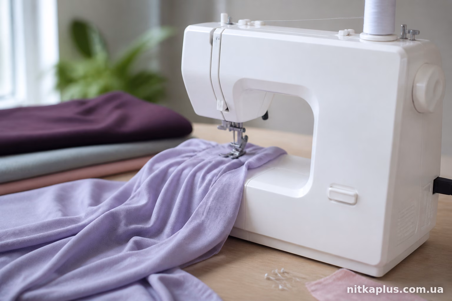 Janome 423S: як шити еластичні тканини