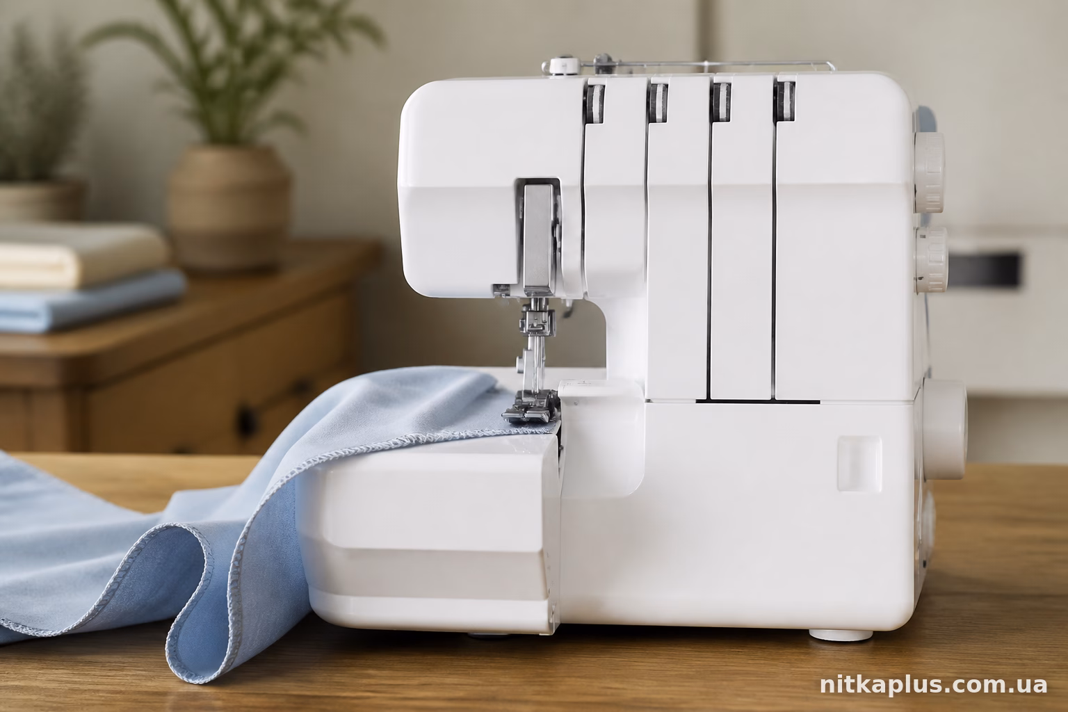 Janome 793PG: як зробити плоский край