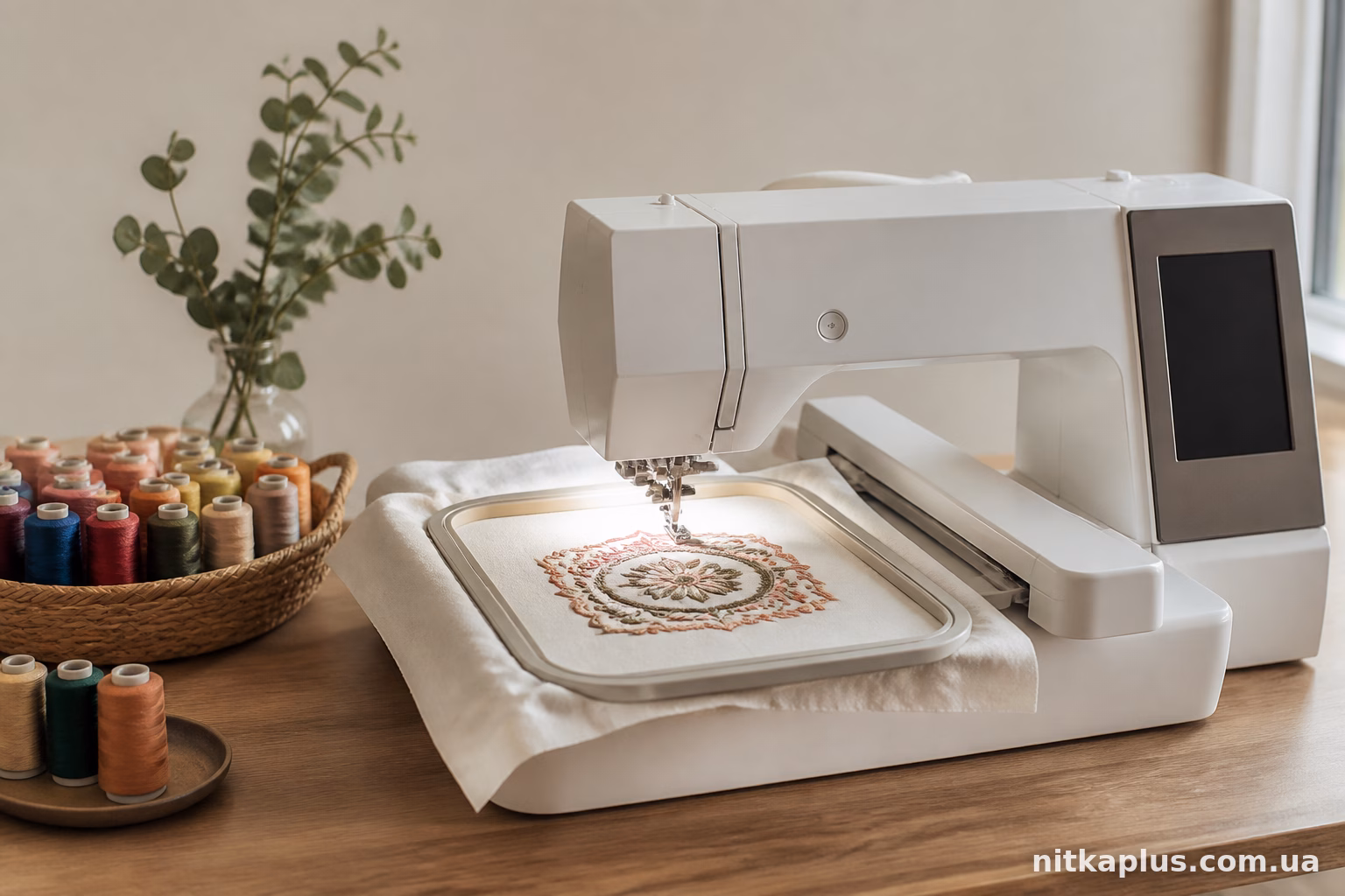 Janome Memory Craft 550E: які нитки краще для вишивки